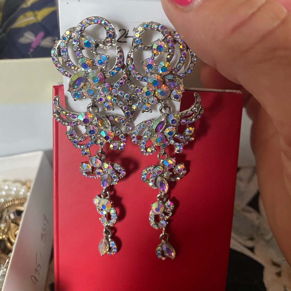 Vintage wedding /Prom earrings